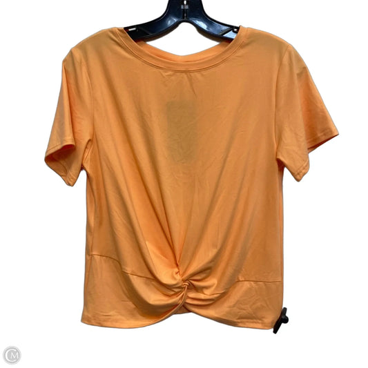 Athletic Top Short Sleeve By Move Theology In Orange, Size: M