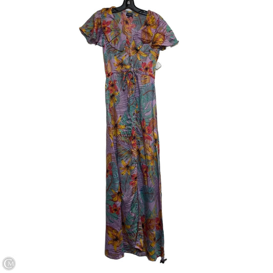 Dress Casual Midi By Clothes Mentor In Multi-colored, Size: Xs