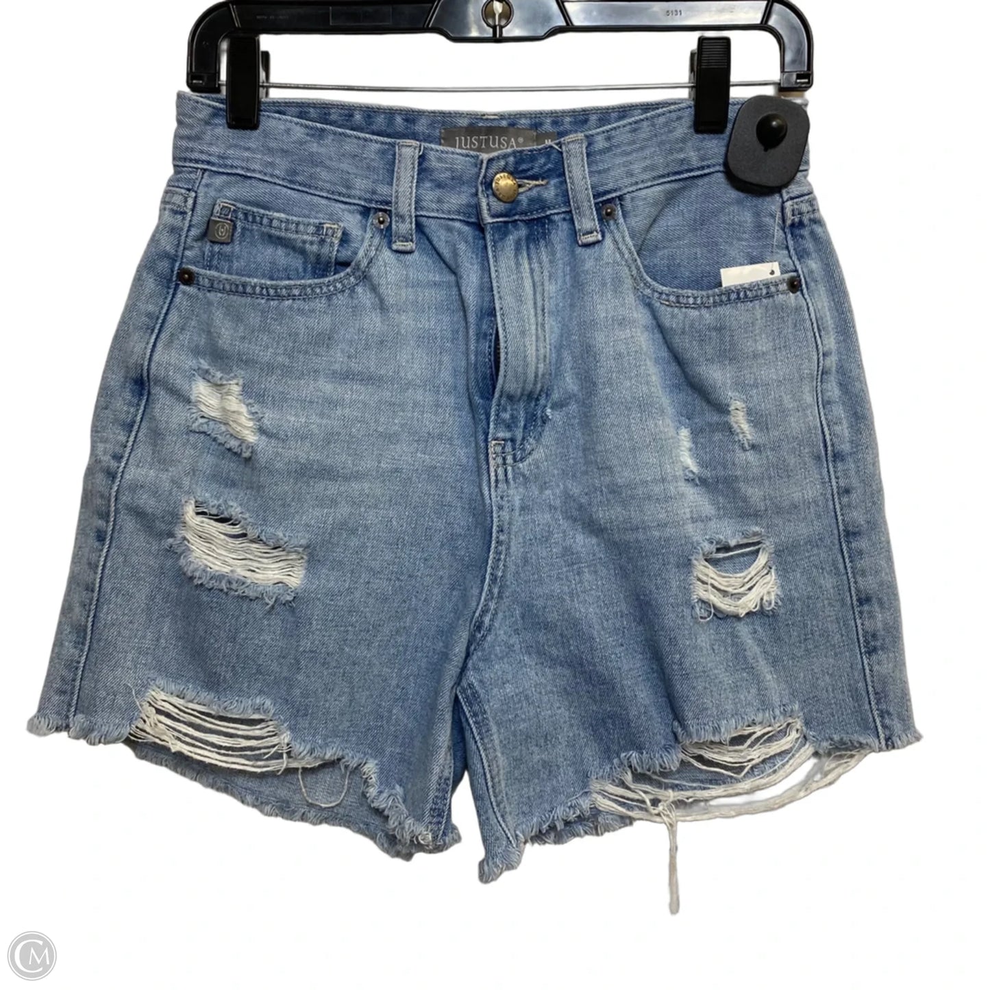 Shorts By Just Usa In Blue Denim, Size: M