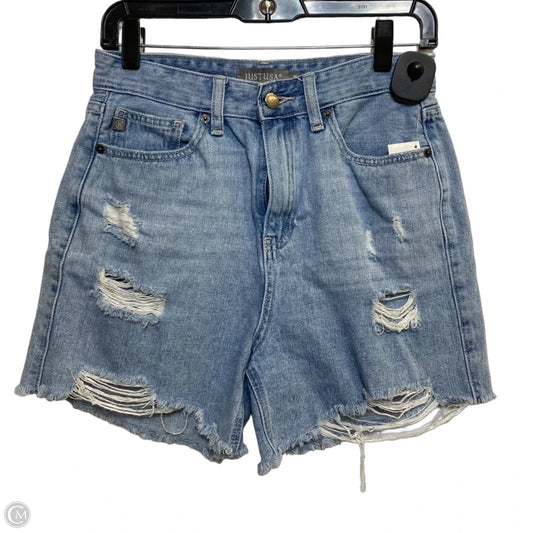 Shorts By Just Usa In Blue Denim, Size: M