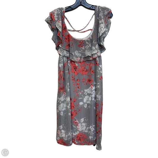 Dress Casual Short By Harlow & Rose In Pink & White, Size: Xl