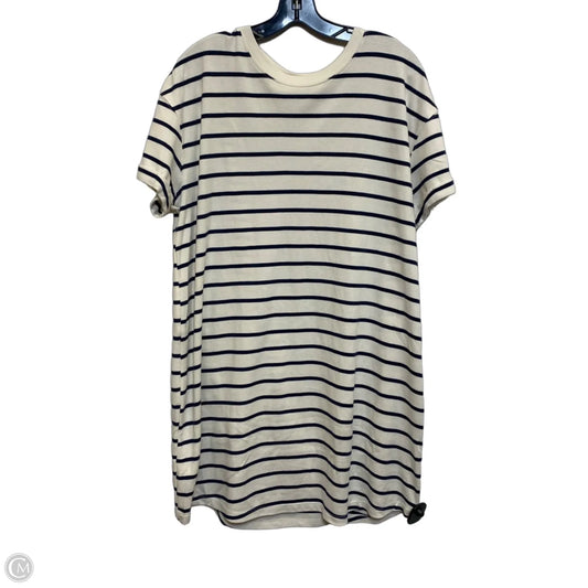 Dress Casual Short By Time And Tru In Cream, Size: L