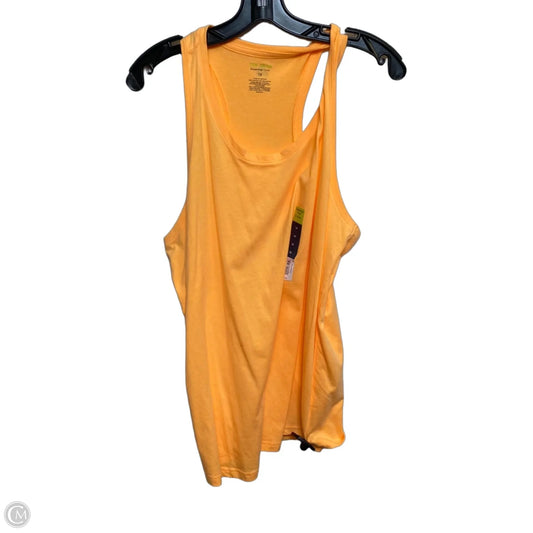 Athletic Tank Top By Tek Gear In Orange, Size: 1x