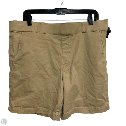 Shorts By Gloria Vanderbilt In Tan, Size: 16