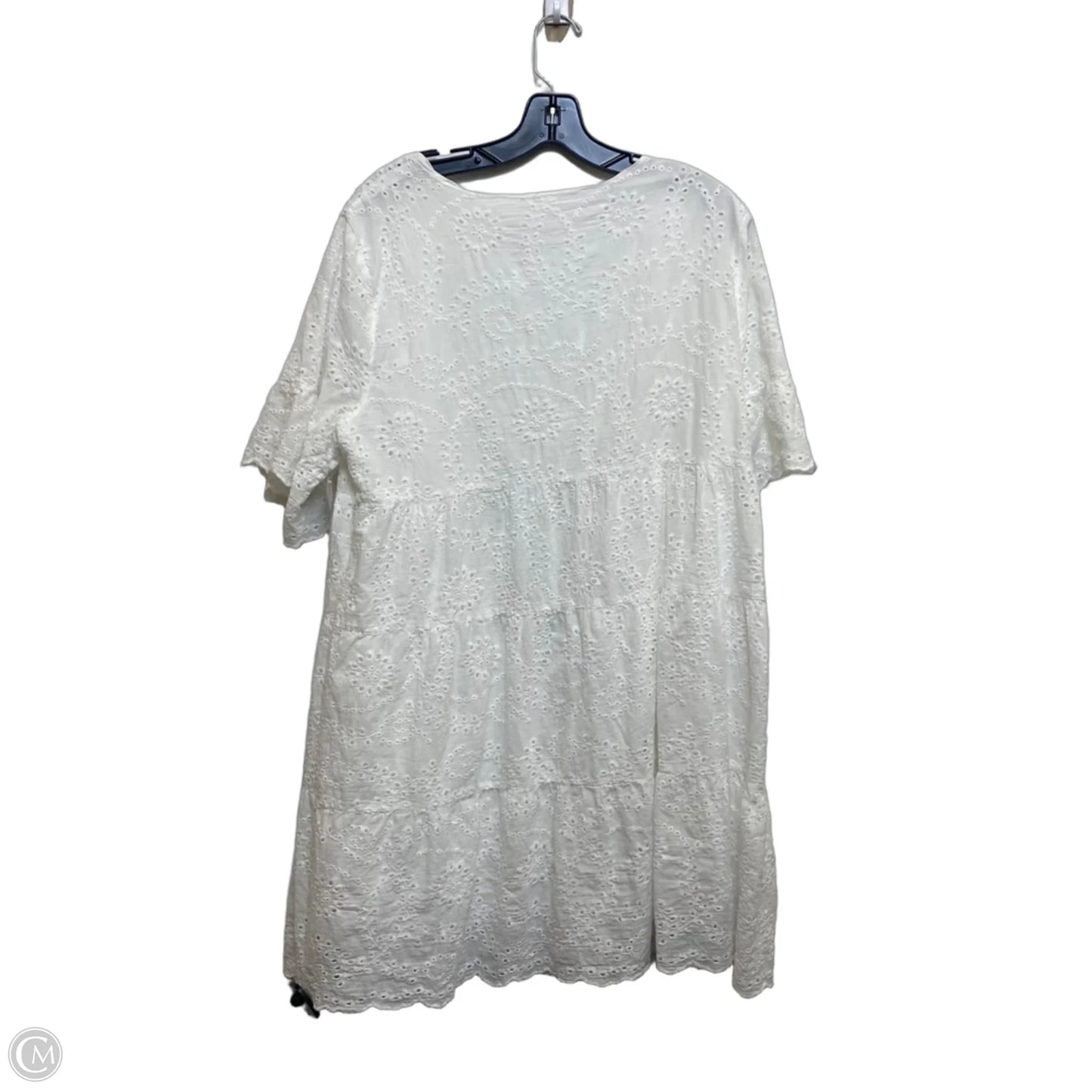 Dress Casual Short By Shein In White, Size: 1x