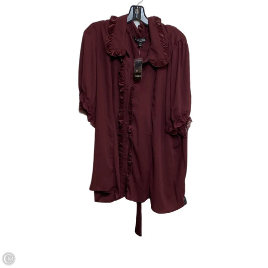 Top Short Sleeve By Torrid In Purple, Size: 5x