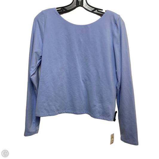 Athletic Top Long Sleeve Crewneck By Offline By Aerie In Blue, Size: Xl