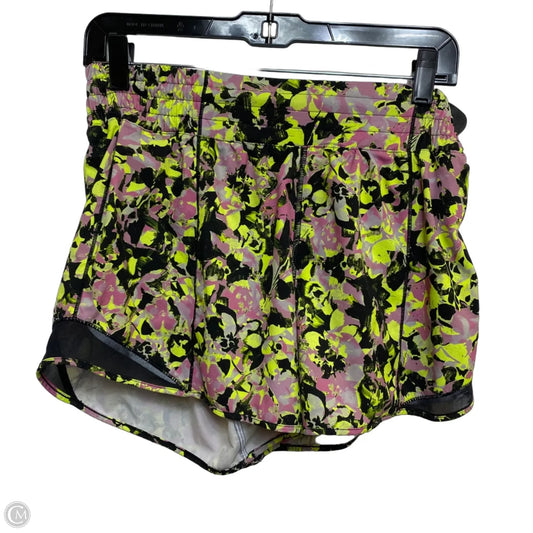 Athletic Shorts By Lululemon In Multi-colored, Size: M