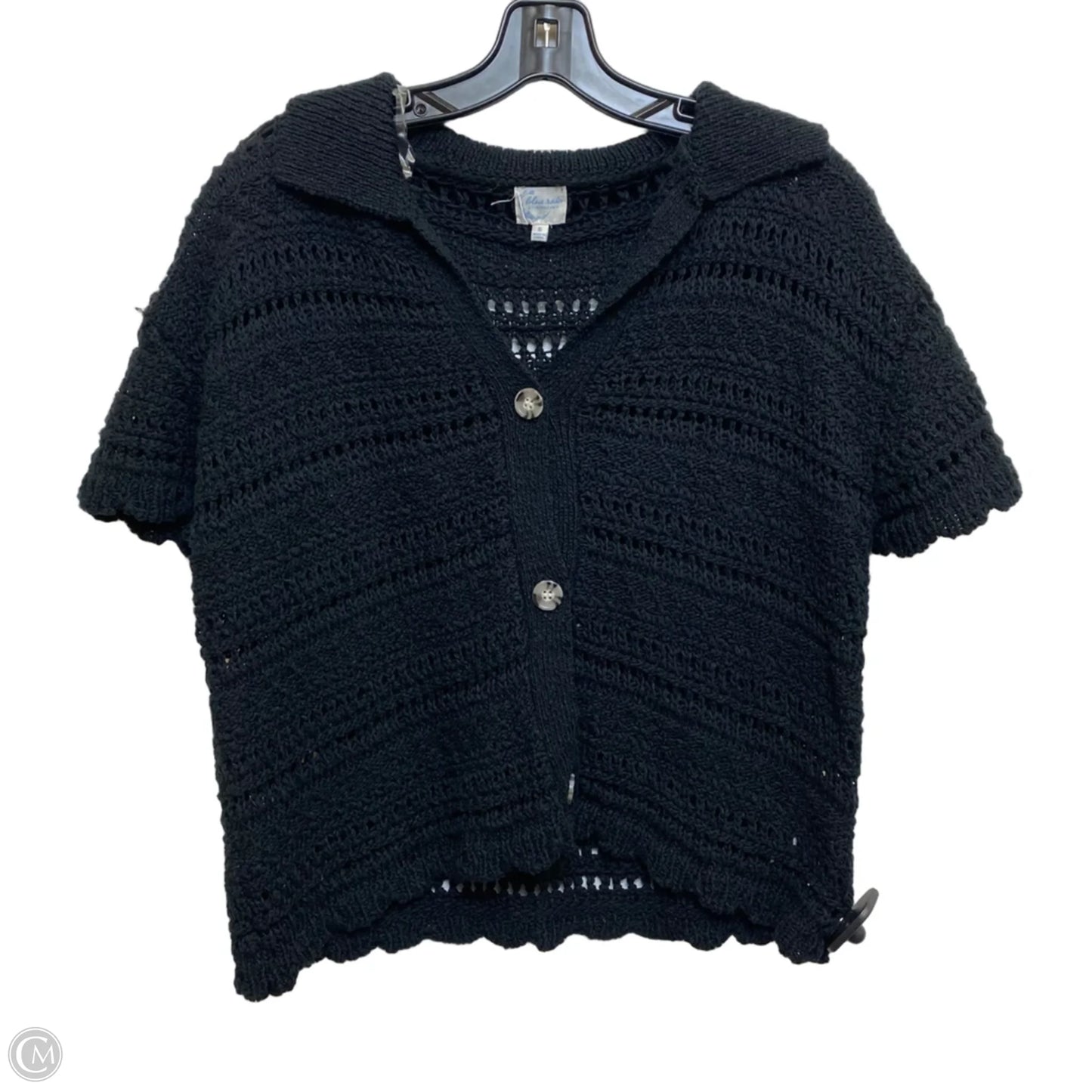 Top Short Sleeve By Francesca's In Black, Size: S