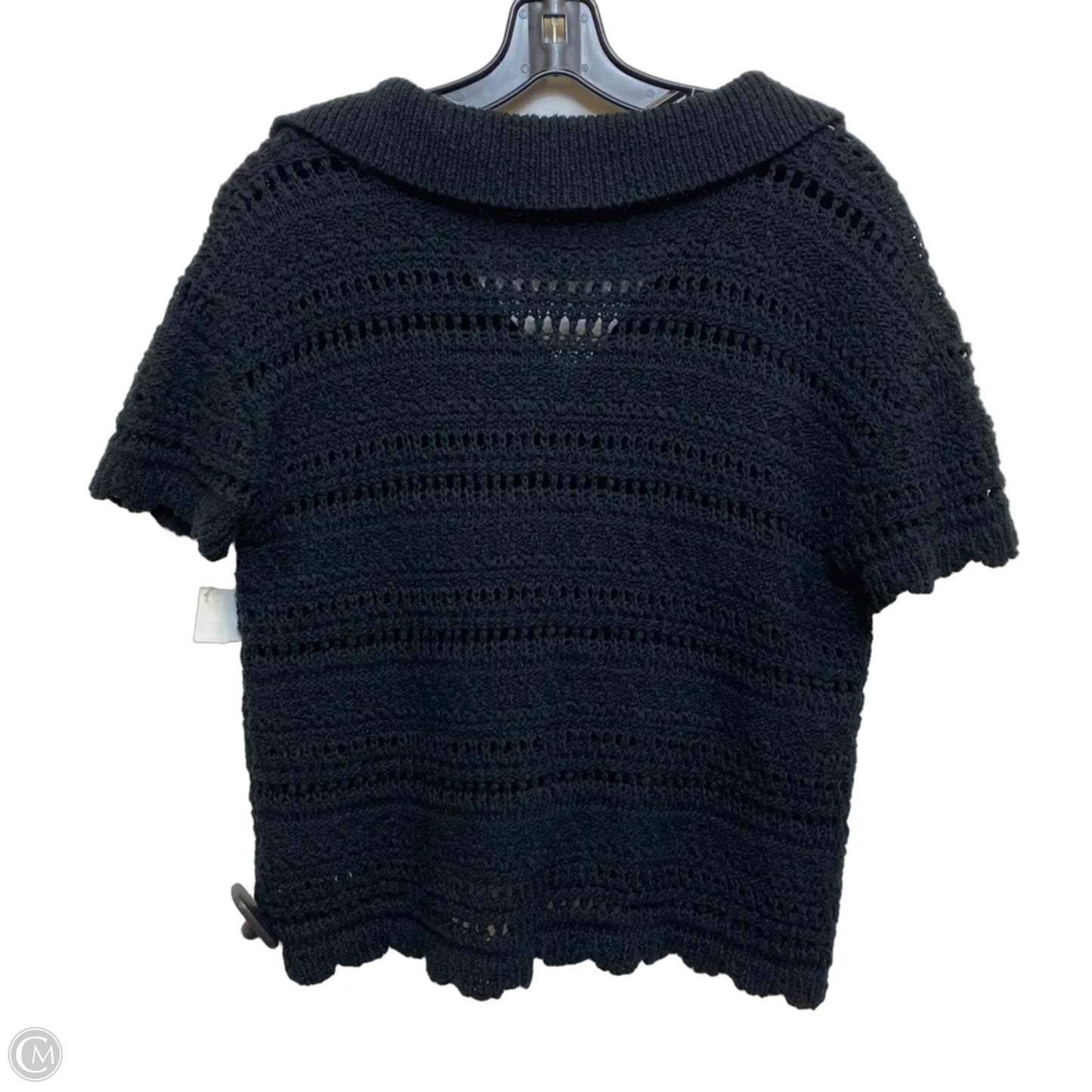 Top Short Sleeve By Francesca's In Black, Size: S