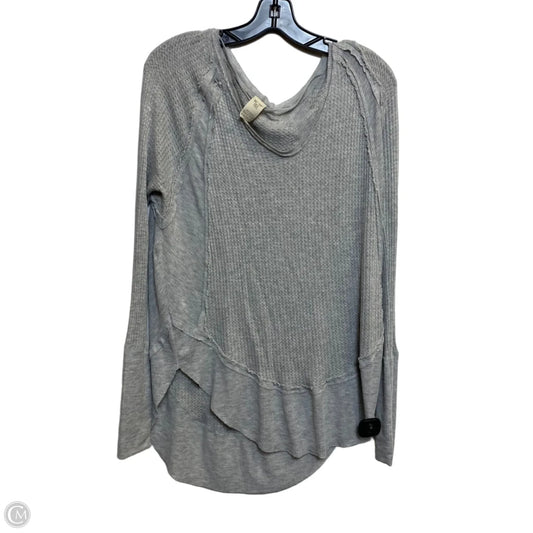 Top Long Sleeve By We The Free In Grey, Size: S