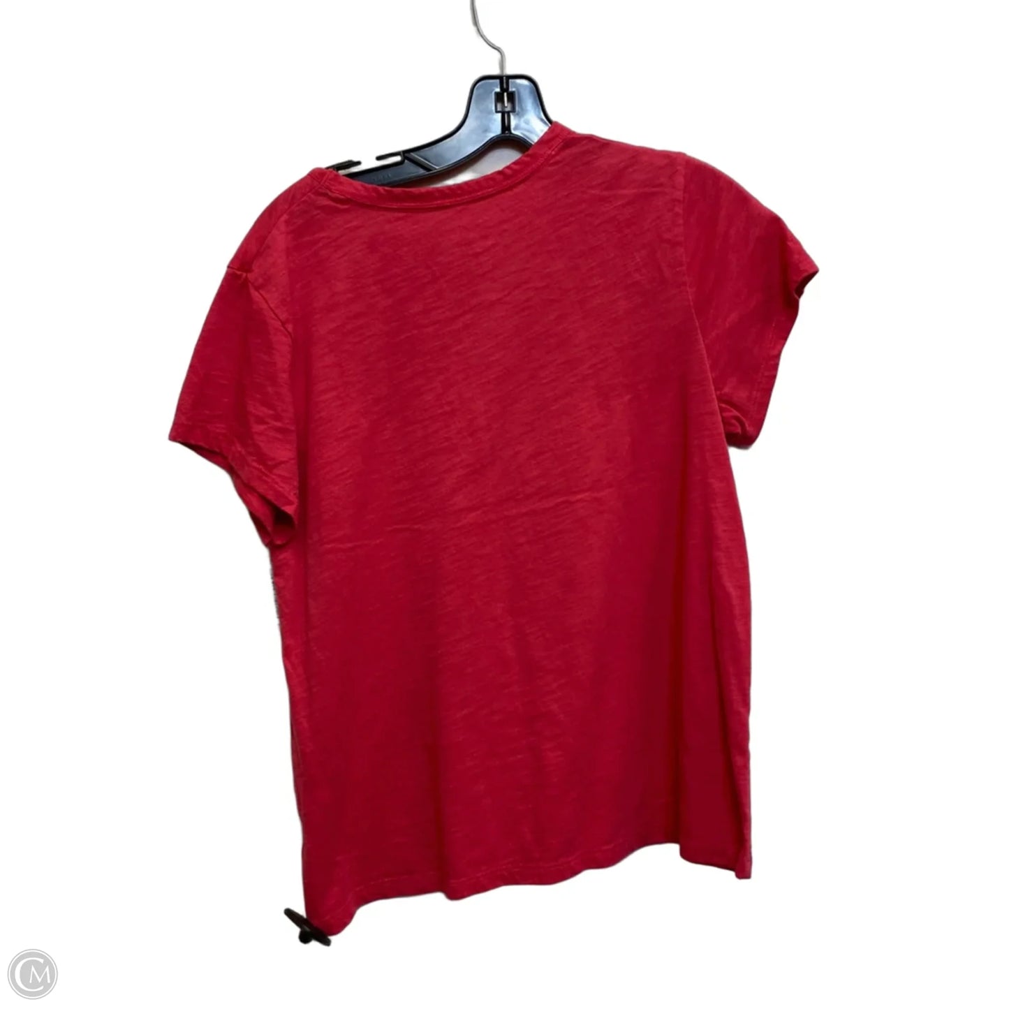 Top Short Sleeve By Time And Tru In Pink, Size: L
