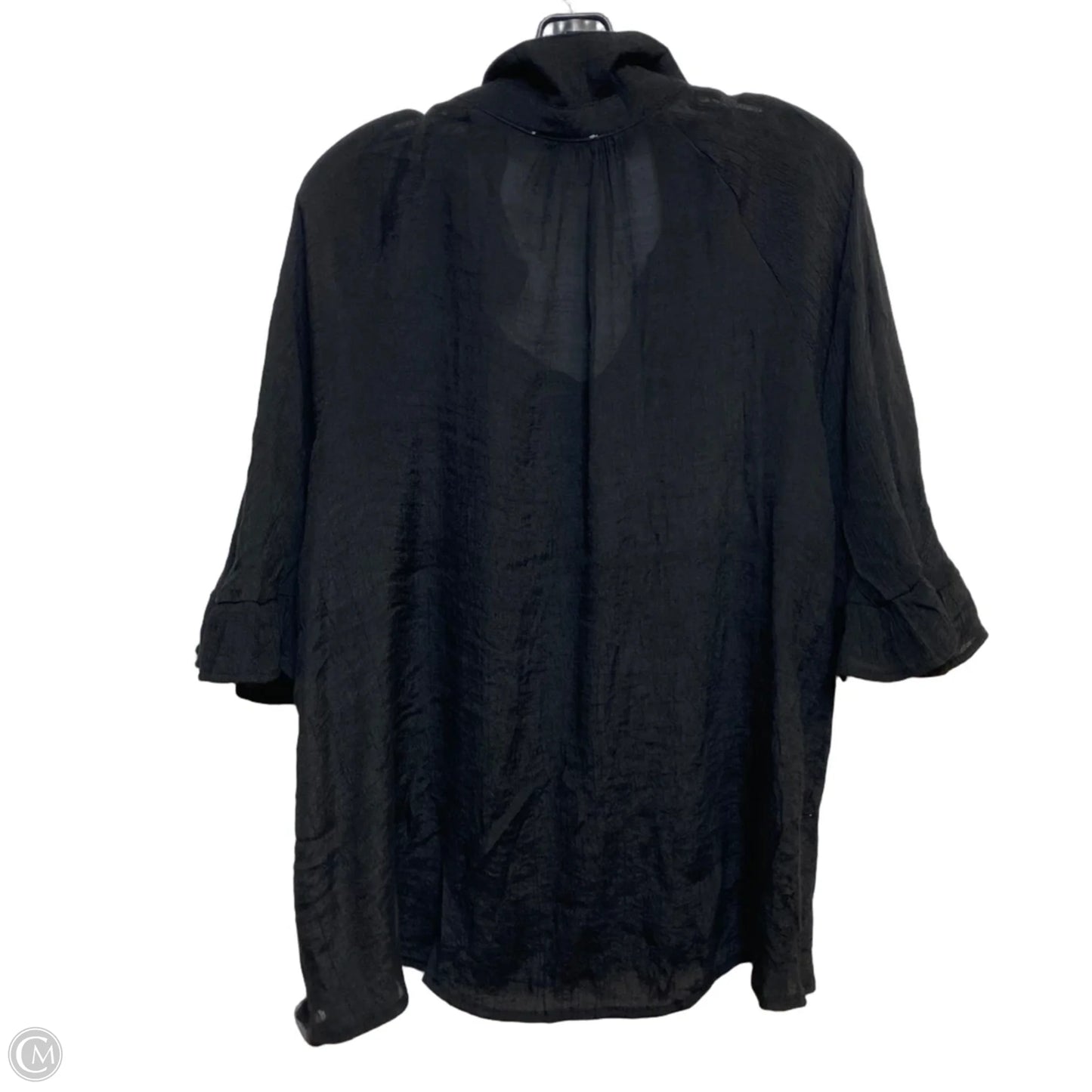 Top Short Sleeve By Umgee In Black, Size: L