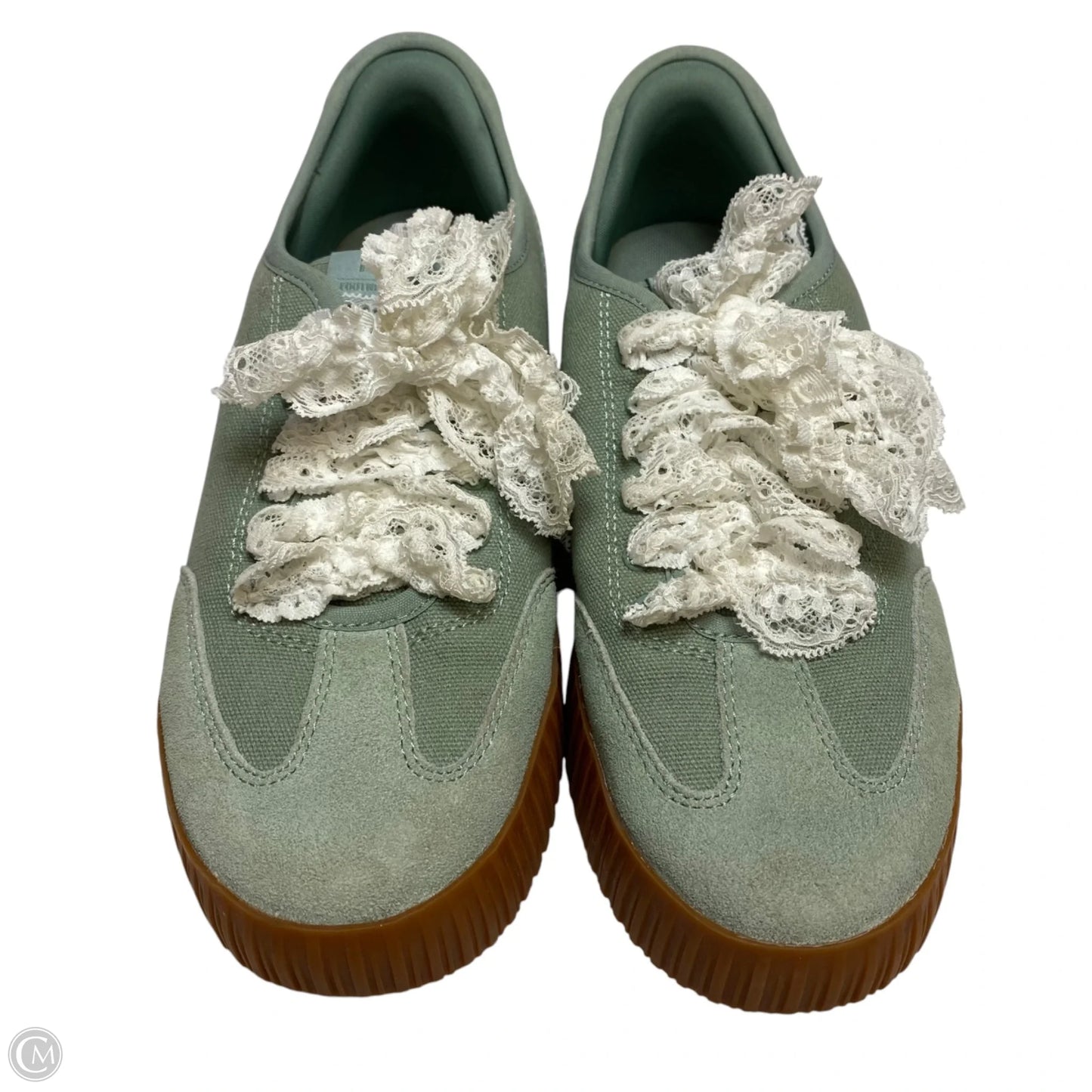 Shoes Flats By Kizki In Green, Size: 8