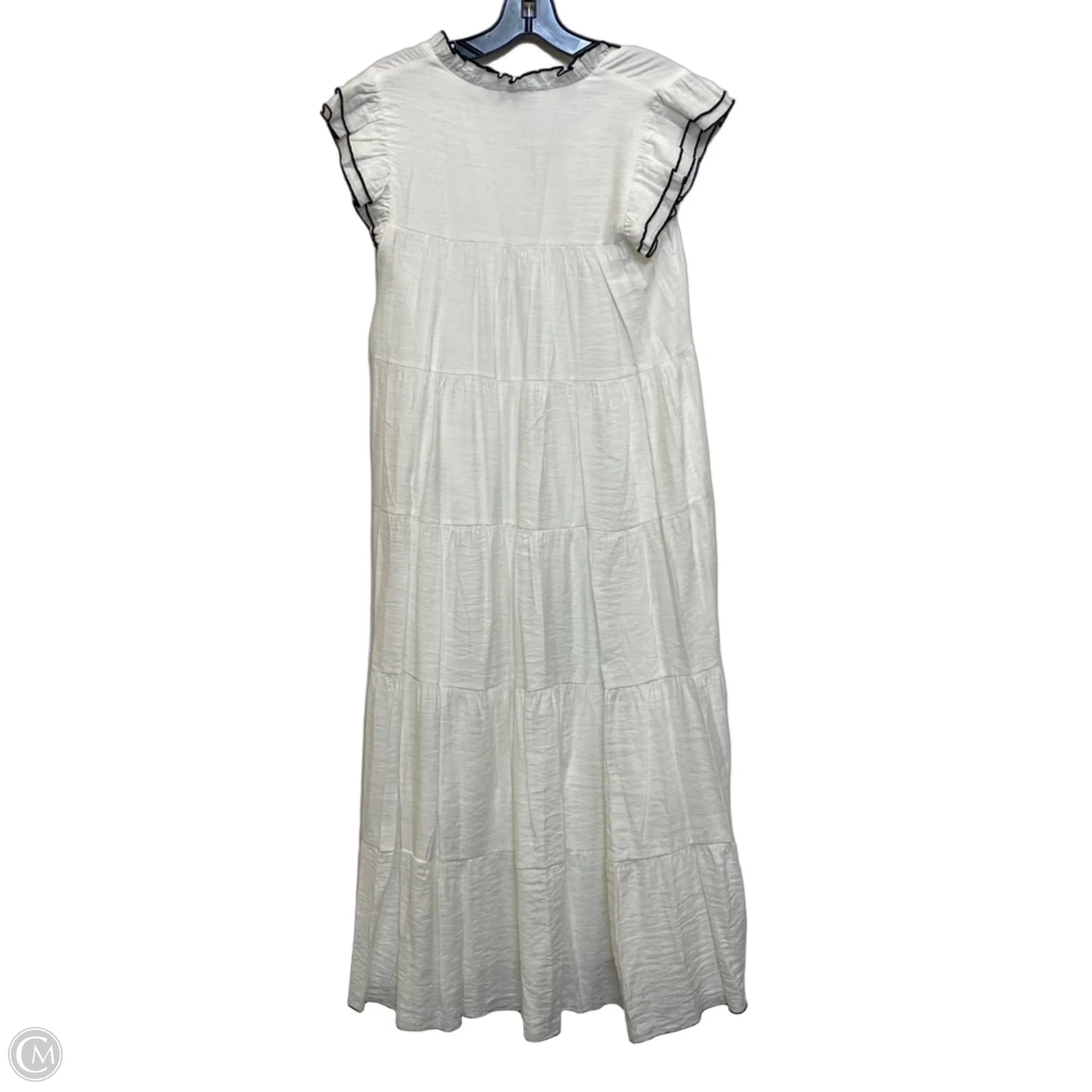 Dress Casual Midi By English Factory In Cream, Size: Xs