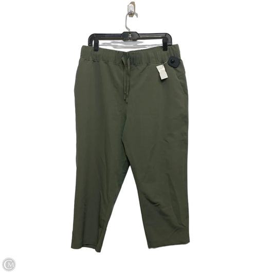 Athletic Pants By 90 Degrees By Reflex In Green, Size: Xl