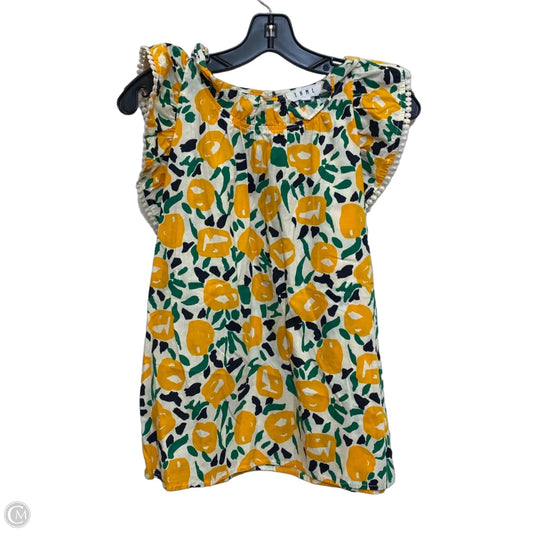 Top Sleeveless By Thml In Yellow, Size: Xl