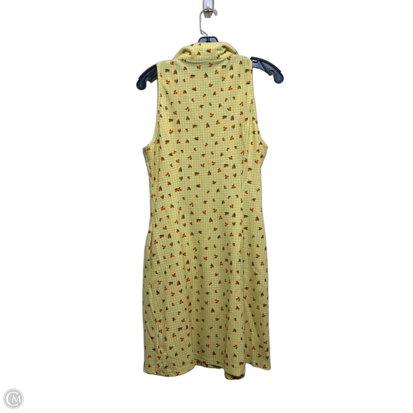 Dress Casual Short By Shein In Yellow, Size: L