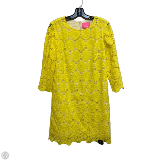 Dress Designer By Lilly Pulitzer In Yellow, Size: S