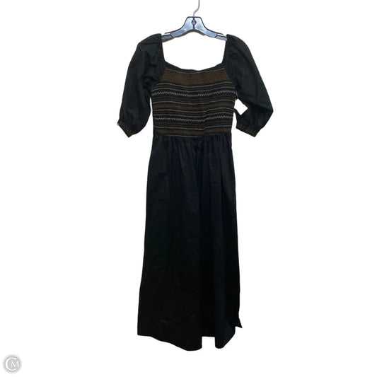Dress Casual Midi By Old Navy In Black, Size: M