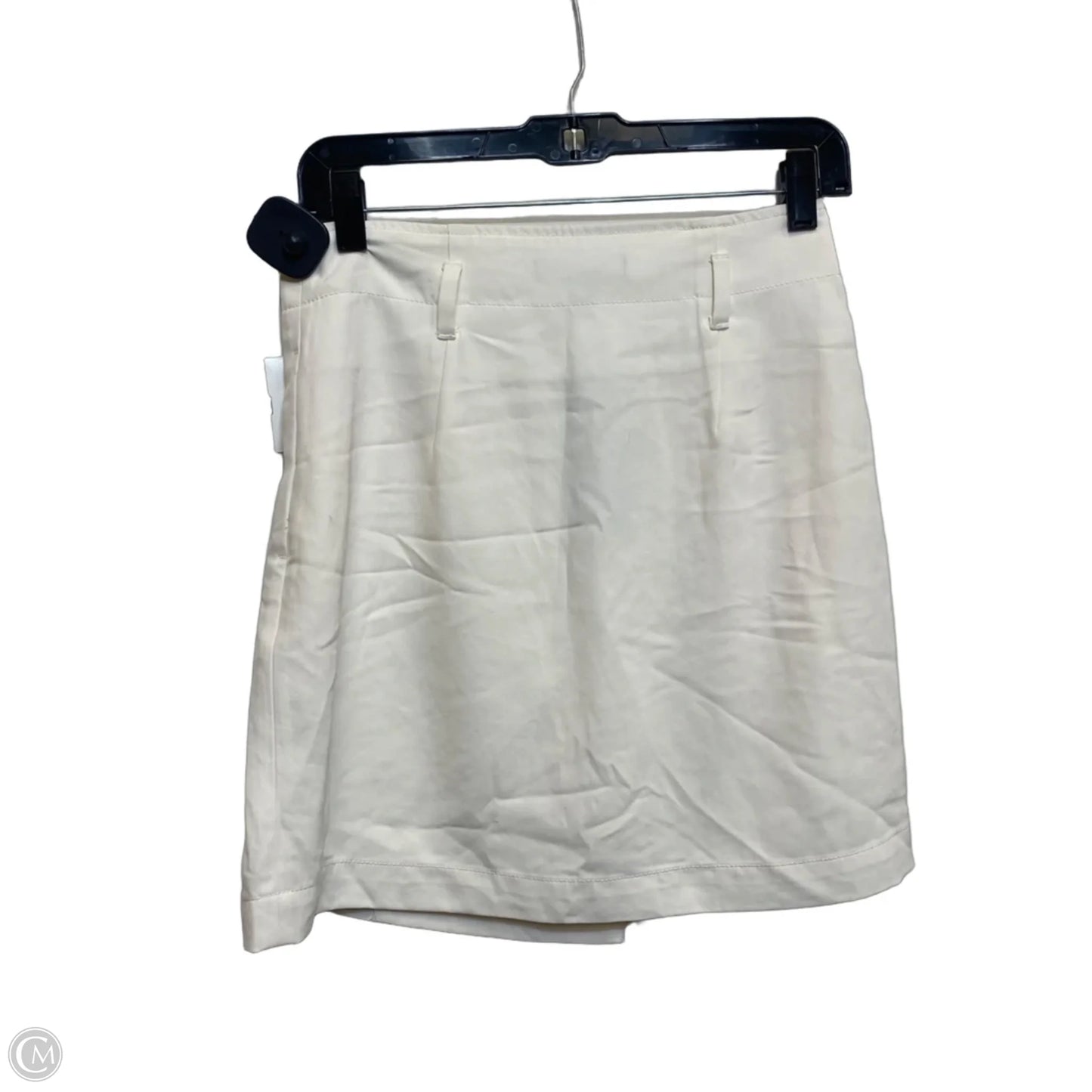 Skirt Mini & Short By Banana Republic In Cream, Size: Xs