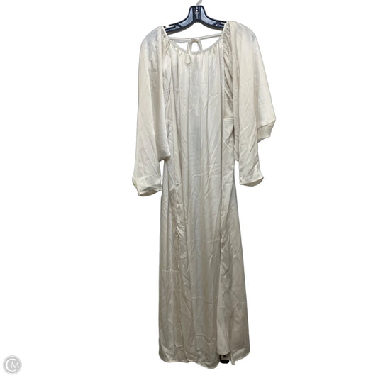 Dress Casual Midi By H&m In Cream, Size: S