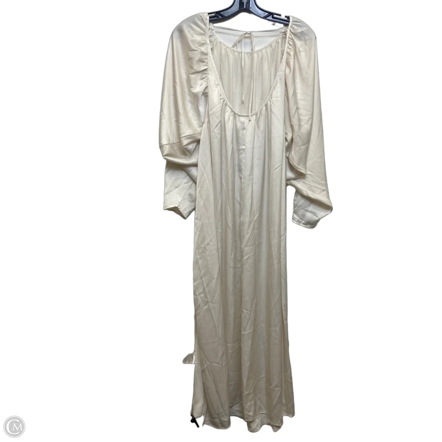 Dress Casual Midi By H&m In Cream, Size: S