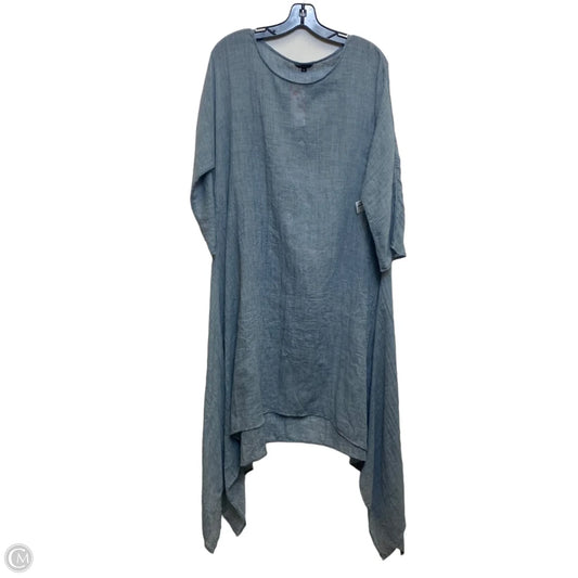 Dress Casual Short By Clothes Mentor In Blue, Size: Xl