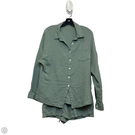 Shorts Set By Automet In Green, Size: L