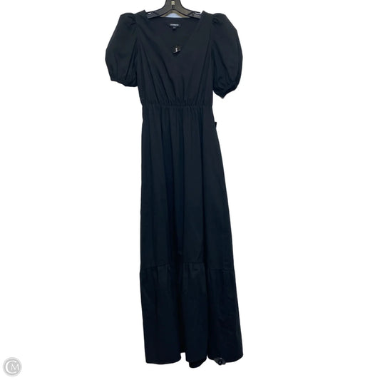 Dress Casual Maxi By Express In Black, Size: Xs