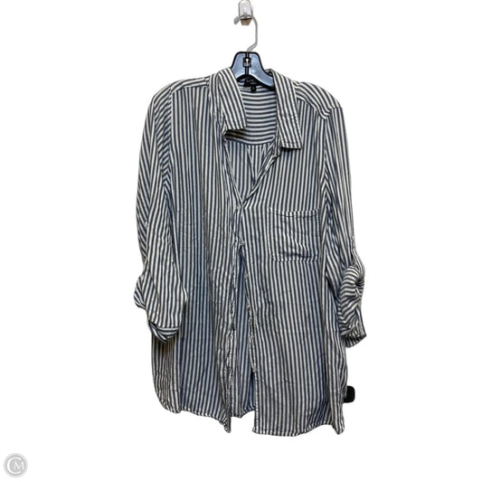 Top Long Sleeve By Cato In Cream, Size: 3x