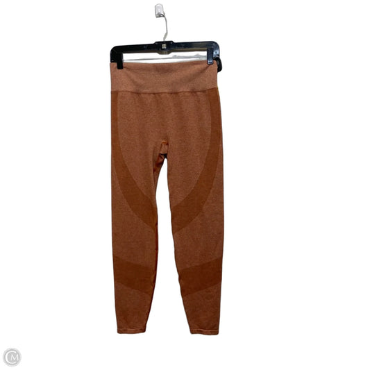 Athletic Leggings By Pink In Orange, Size: M