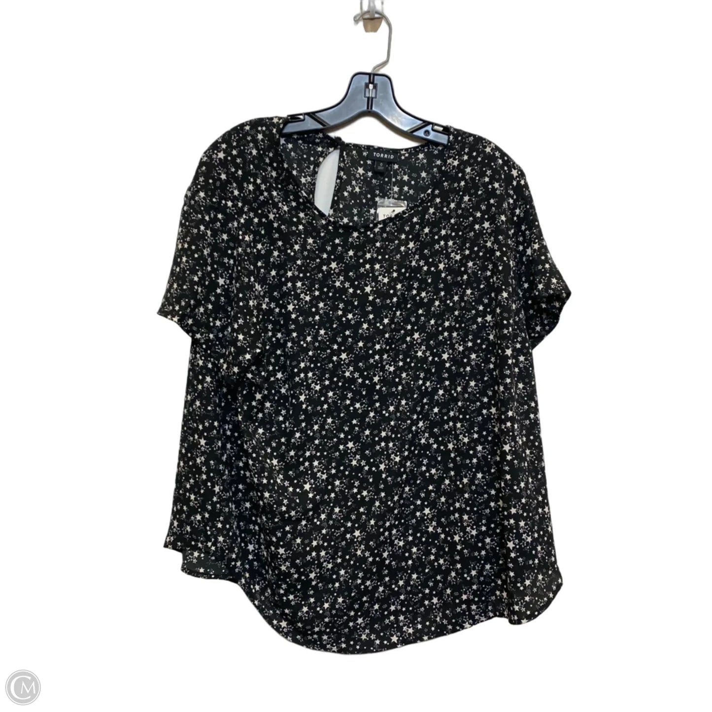 Top Short Sleeve By Torrid In Cream, Size: L