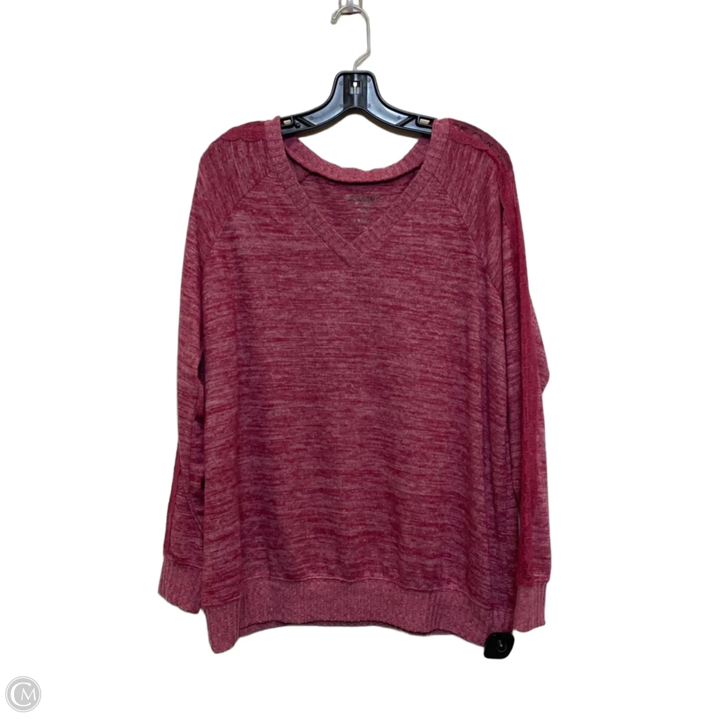 Top Long Sleeve By Torrid In Red, Size: L