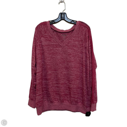 Top Long Sleeve By Torrid In Red, Size: L