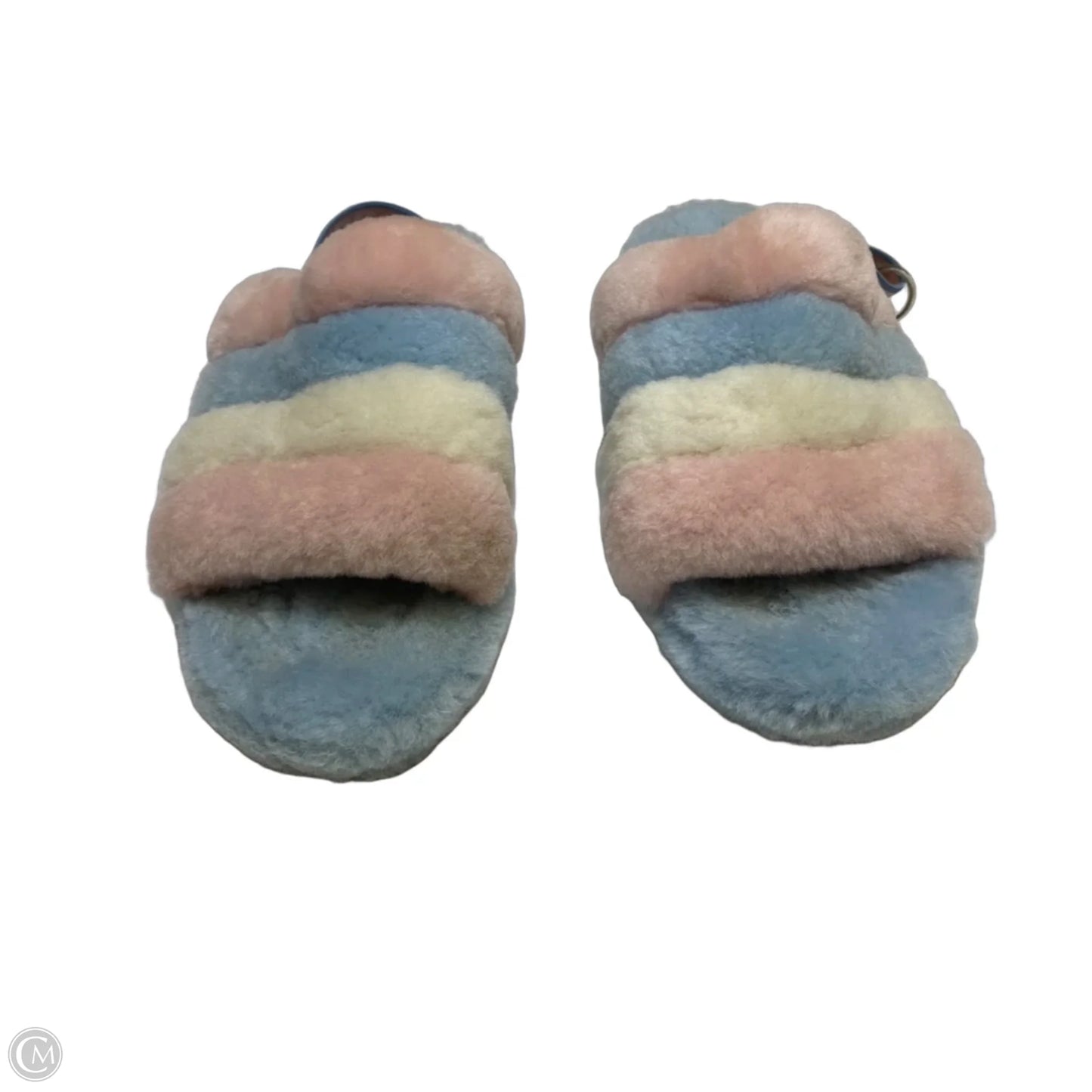 Sandals Designer By Ugg In Blue & Pink, Size: 11