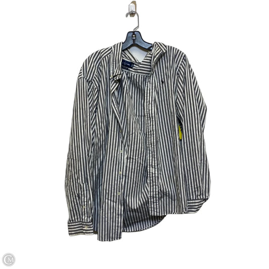 Top Long Sleeve By Ralph Lauren In Black & White, Size: Xxl