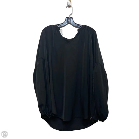 Top Long Sleeve By Clothes Mentor In Black, Size: 2x