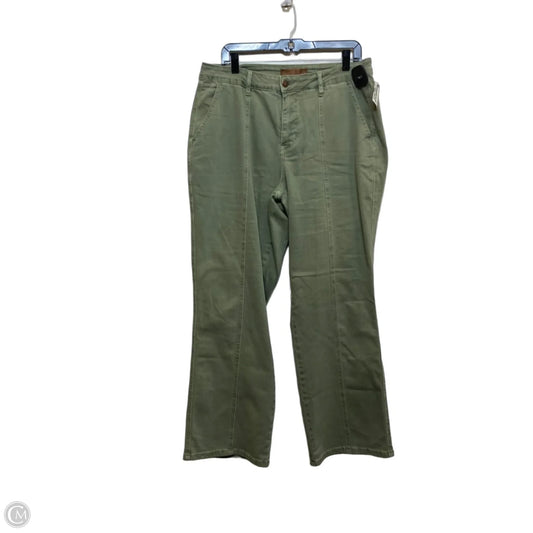 Jeans Wide Leg By Judy Blue In Green, Size: 14