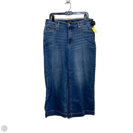Jeans Cropped By Judy Blue In Blue, Size: 14