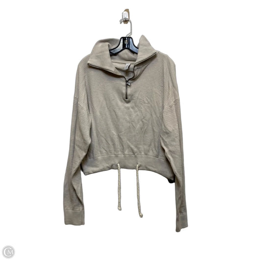 Sweatshirt Collar By Varley In Cream, Size: M