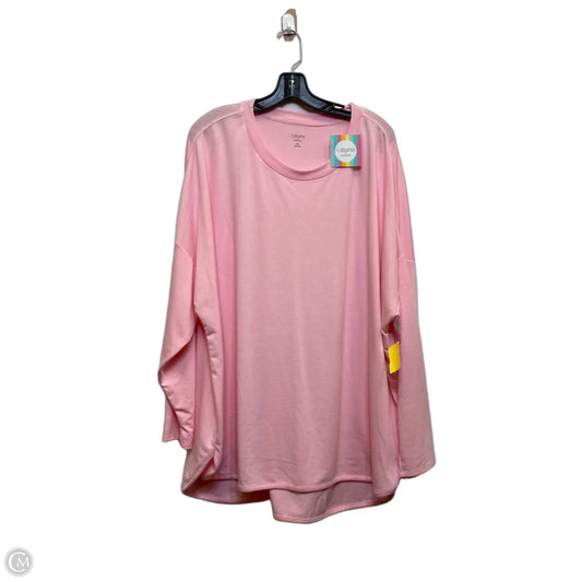 Top Long Sleeve By Crown And Ivy In Pink, Size: 3x