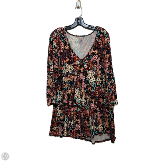 Top Long Sleeve By West Bound In Multi-colored, Size: 3x