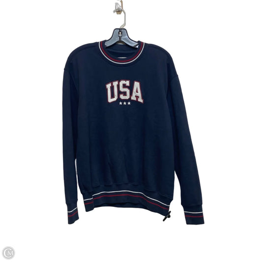 Sweatshirt Crewneck By Hollister In Navy, Size: S