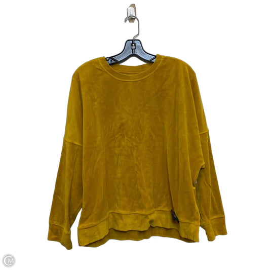 Sweatshirt Crewneck By Aerie In Yellow, Size: L