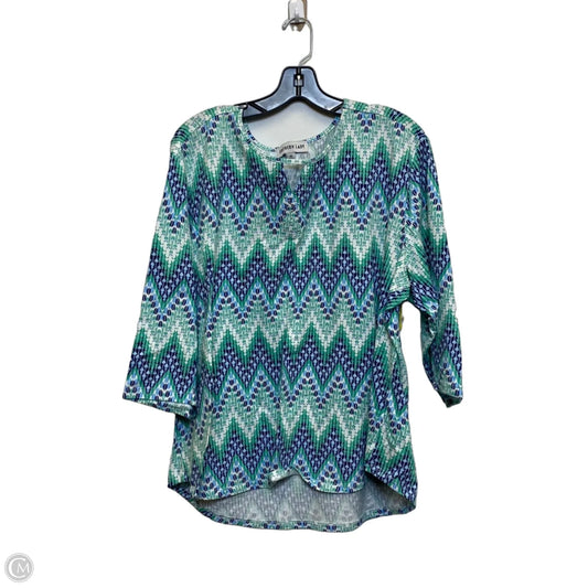 Top Long Sleeve By Southern Lady In Green, Size: 1x