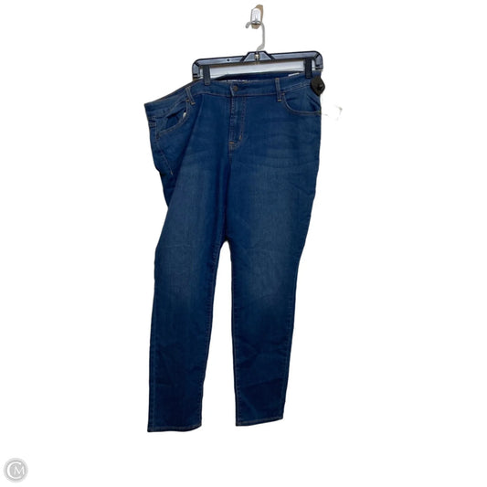 Jeans Skinny By Old Navy In Blue, Size: 16