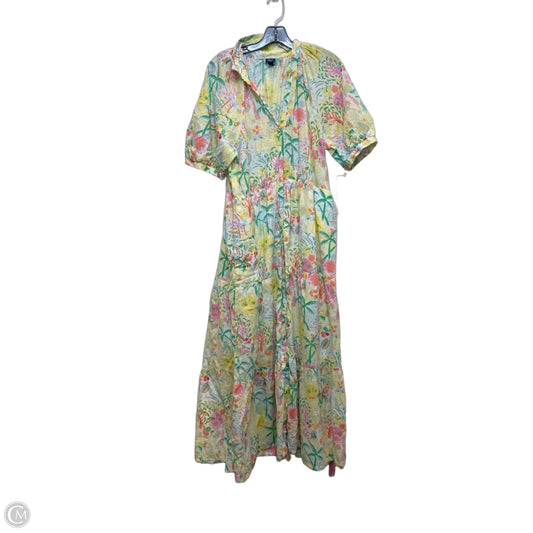 Dress Casual Midi By Roller Rabbit In Multi-colored, Size: L