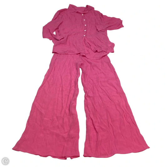 Pants Set 2pc By Cmf In Pink, Size: S