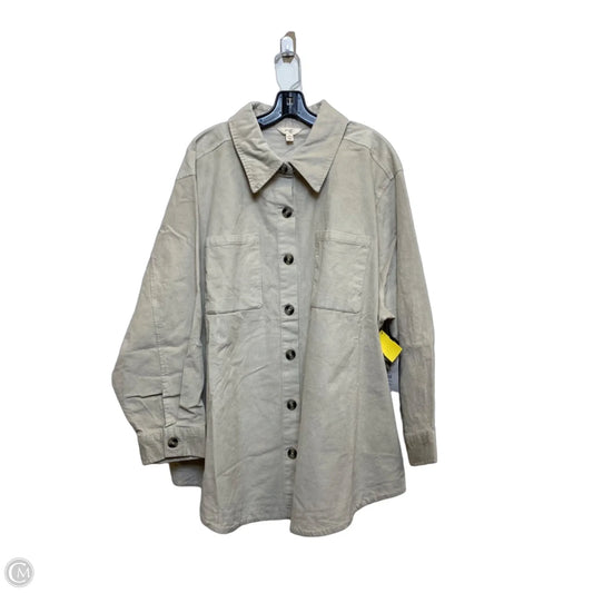 Jacket Other By Terra & Sky In Cream, Size: 3x